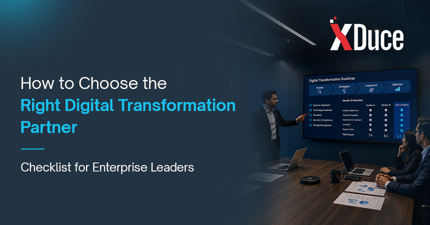 Enterprise buyer's checklist for evaluating a digital transformation company